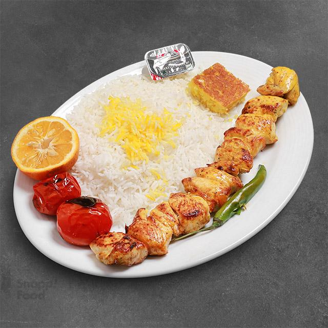چلو جوجه کباب فیله